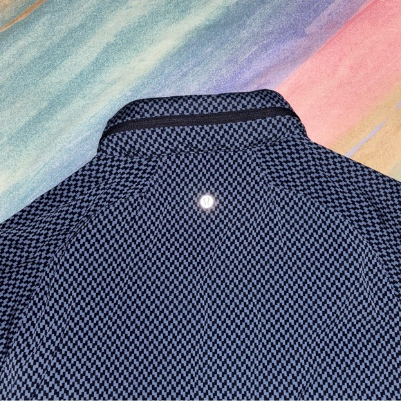 Lululemon Men’s Surge Jacket Saint James Tweed Iron Blue Black Size M - Picture 9 of 12